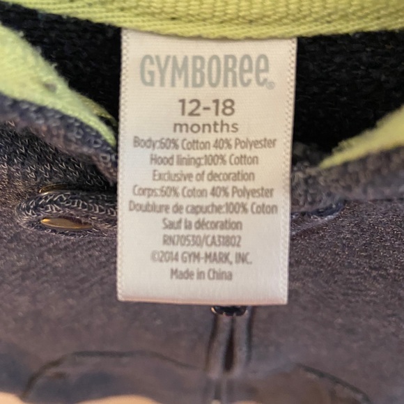 Gymboree boy sweatshirt .Gently used.12-18 mos. - Picture 4 of 6